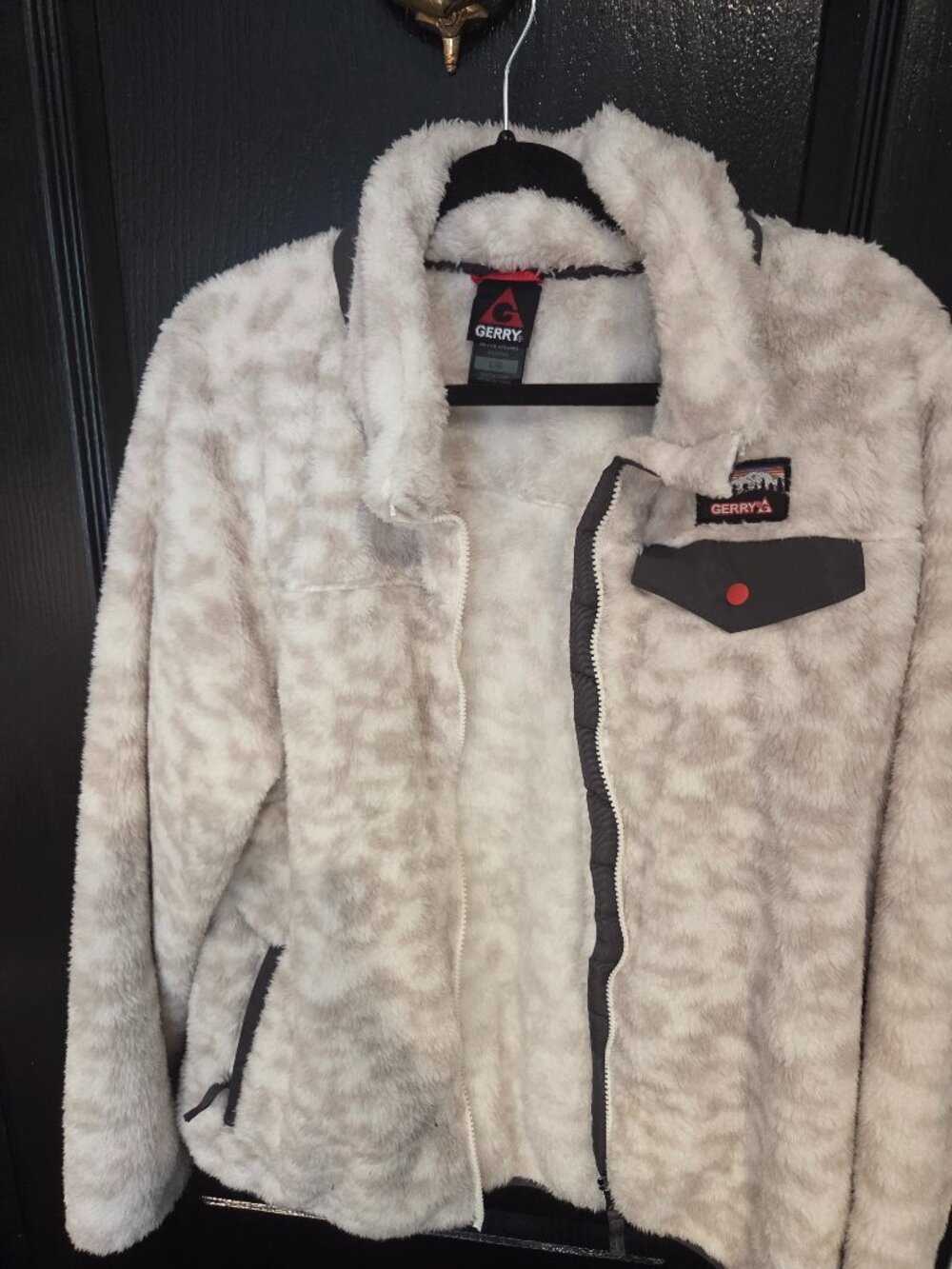 Gerry Women’s Fleece Full Zip Jacket Cream Large